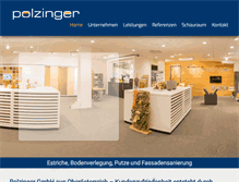 Tablet Screenshot of polzinger.at